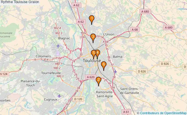 plan Rythme Toulouse Associations Rythme Toulouse : 8 associations