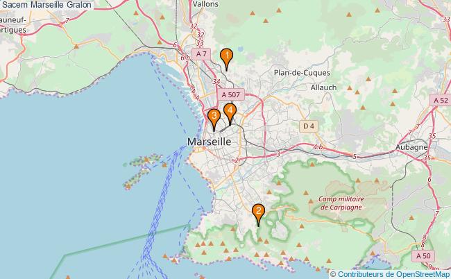 plan Sacem Marseille Associations Sacem Marseille : 4 associations