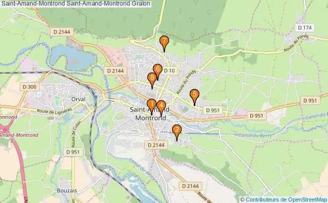 plan Saint-Amand-Montrond Saint-Amand-Montrond Associations Saint-Amand-Montrond Saint-Amand-Montrond : 10 associations