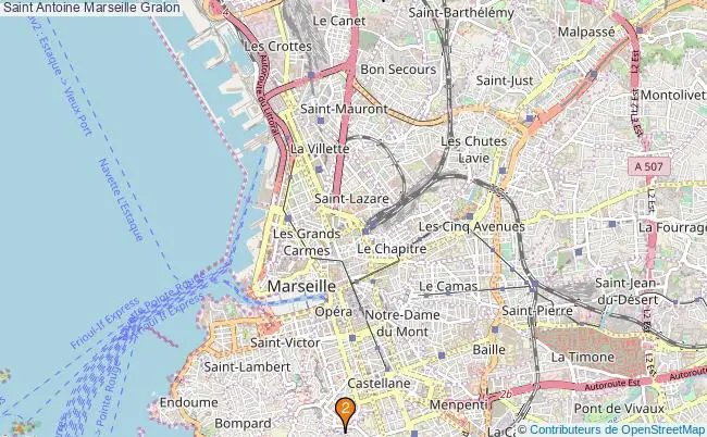 plan Saint Antoine Marseille Associations Saint Antoine Marseille : 2 associations