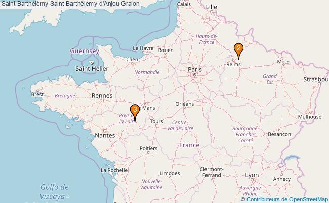 plan Saint Barthélémy Saint-Barthélemy-d'Anjou Associations Saint Barthélémy Saint-Barthélemy-d'Anjou : 3 associations