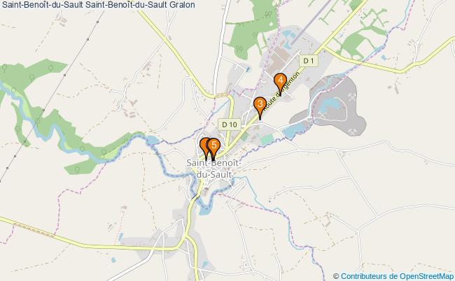 plan Saint-Benoît-du-Sault Saint-Benoît-du-Sault Associations Saint-Benoît-du-Sault Saint-Benoît-du-Sault : 5 associations