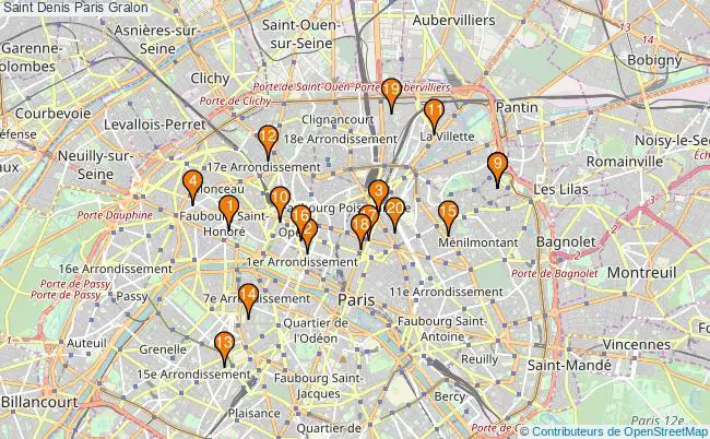 plan Saint Denis Paris Associations Saint Denis Paris : 24 associations