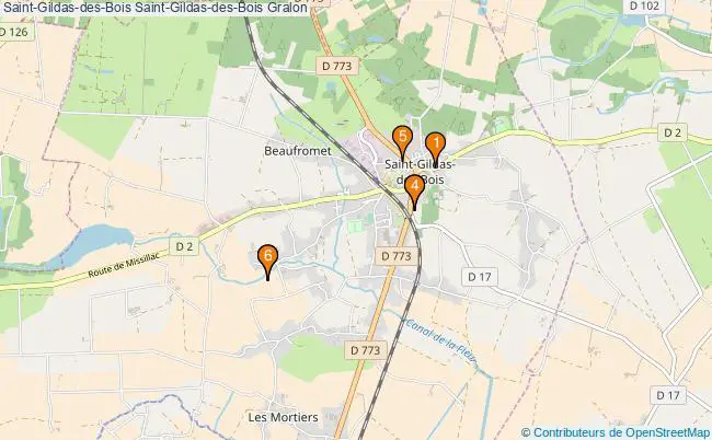 plan Saint-Gildas-des-Bois Saint-Gildas-des-Bois Associations Saint-Gildas-des-Bois Saint-Gildas-des-Bois : 5 associations