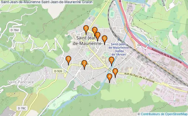 plan Saint-Jean-de-Maurienne Saint-Jean-de-Maurienne Associations Saint-Jean-de-Maurienne Saint-Jean-de-Maurienne : 10 associations
