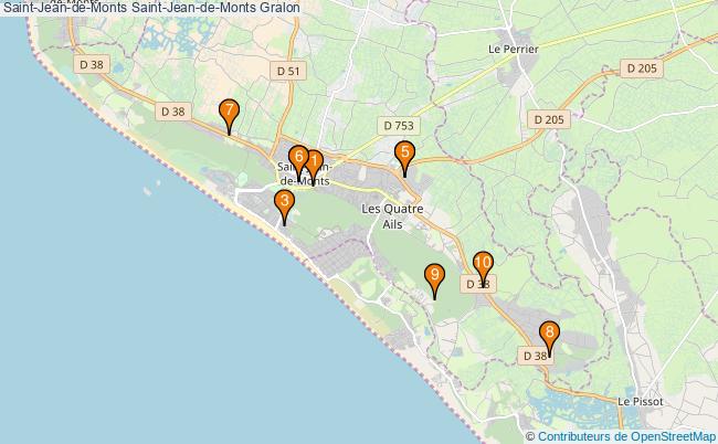plan Saint-Jean-de-Monts Saint-Jean-de-Monts Associations Saint-Jean-de-Monts Saint-Jean-de-Monts : 11 associations