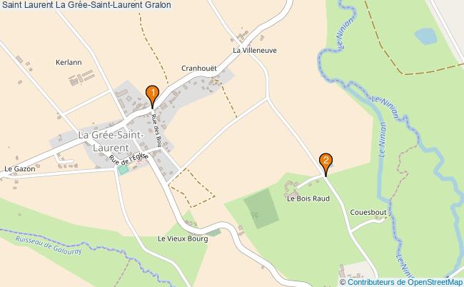 plan Saint Laurent La Grée-Saint-Laurent Associations Saint Laurent La Grée-Saint-Laurent : 2 associations