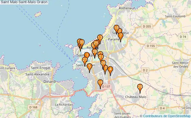 plan Saint Malo Saint-Malo Associations Saint Malo Saint-Malo : 39 associations