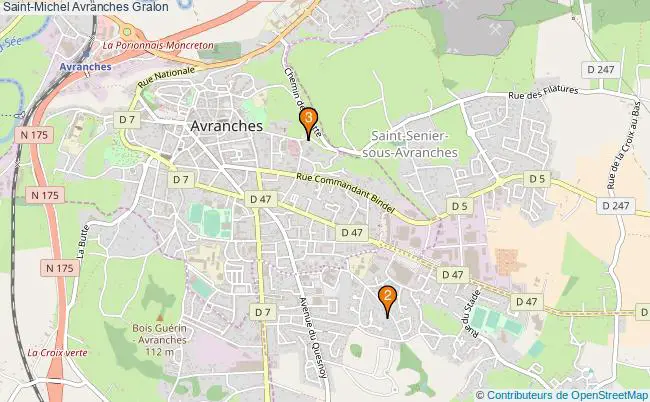plan Saint-Michel Avranches Associations Saint-Michel Avranches : 3 associations