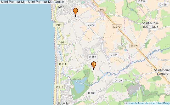 plan Saint-Pair-sur-Mer Saint-Pair-sur-Mer Associations Saint-Pair-sur-Mer Saint-Pair-sur-Mer : 3 associations