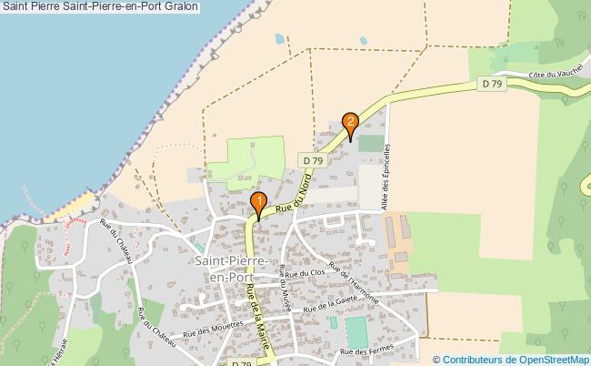 plan Saint Pierre Saint-Pierre-en-Port Associations Saint Pierre Saint-Pierre-en-Port : 2 associations