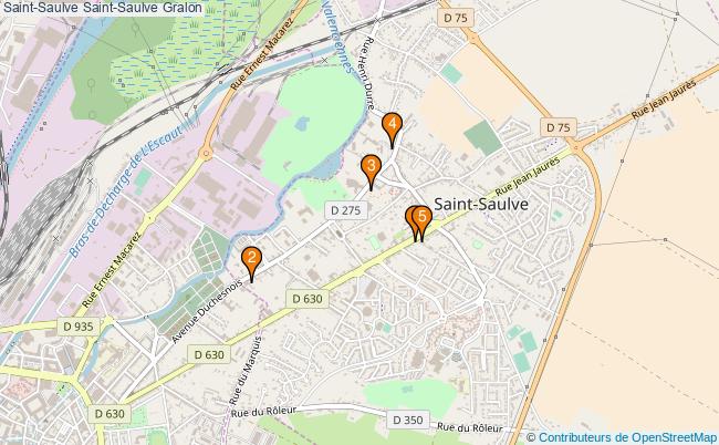plan Saint-Saulve Saint-Saulve Associations Saint-Saulve Saint-Saulve : 5 associations