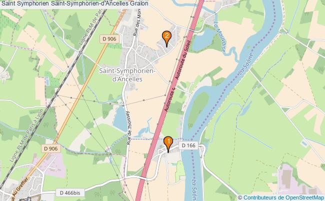 plan Saint Symphorien Saint-Symphorien-d'Ancelles Associations Saint Symphorien Saint-Symphorien-d'Ancelles : 4 associations