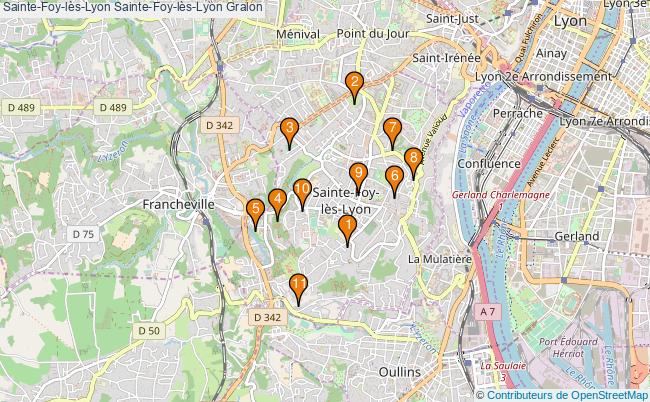 plan Sainte-Foy-lès-Lyon Sainte-Foy-lès-Lyon Associations Sainte-Foy-lès-Lyon Sainte-Foy-lès-Lyon : 12 associations