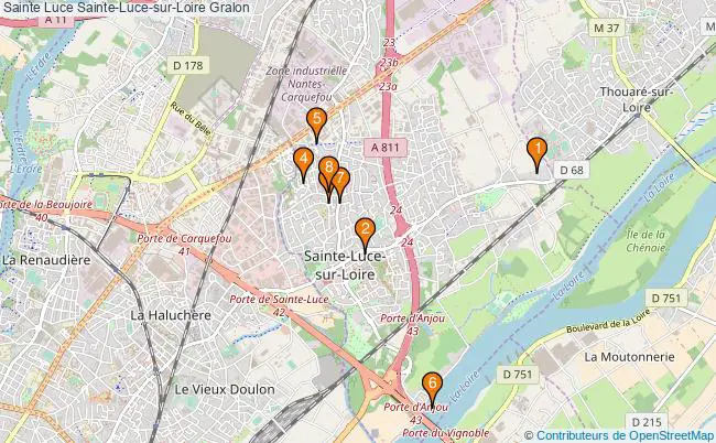 plan Sainte Luce Sainte-Luce-sur-Loire Associations Sainte Luce Sainte-Luce-sur-Loire : 11 associations