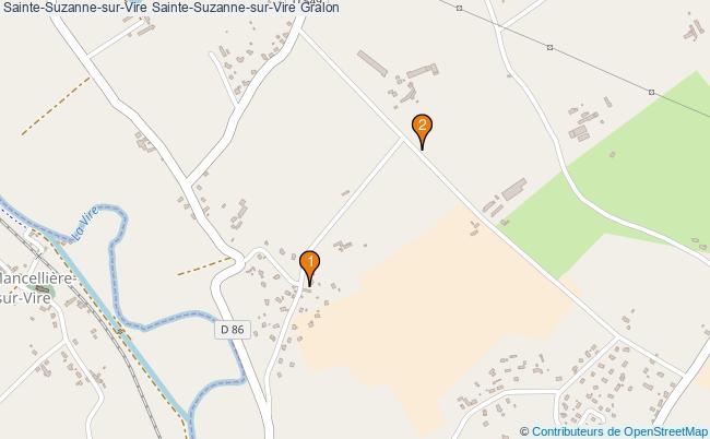 plan Sainte-Suzanne-sur-Vire Sainte-Suzanne-sur-Vire Associations Sainte-Suzanne-sur-Vire Sainte-Suzanne-sur-Vire : 2 associations