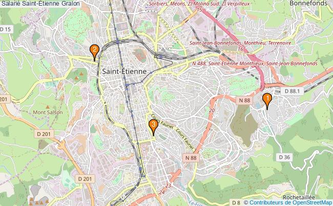 plan Salarié Saint-Etienne Associations salarié Saint-Etienne : 3 associations
