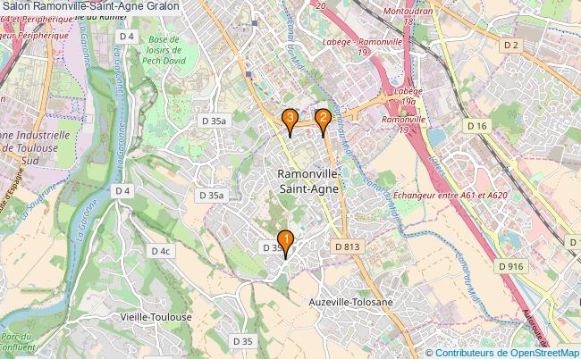 plan Salon Ramonville-Saint-Agne Associations Salon Ramonville-Saint-Agne : 3 associations
