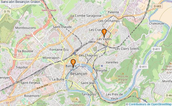 plan Sans-abri Besançon Associations sans-abri Besançon : 2 associations