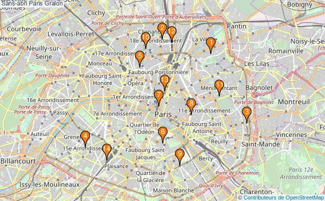 plan Sans-abri Paris Associations sans-abri Paris : 19 associations