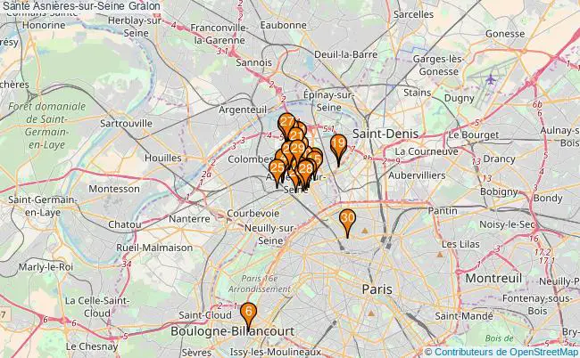 plan Santé Asnières-sur-Seine Associations Santé Asnières-sur-Seine : 51 associations