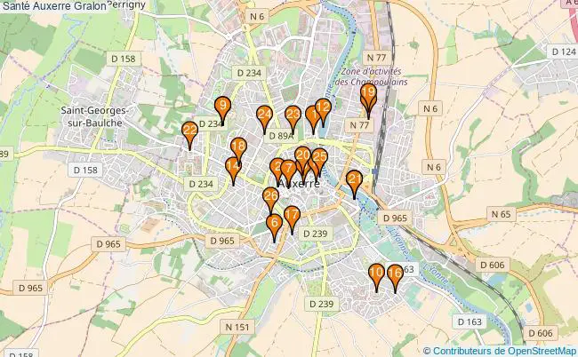 plan Santé Auxerre Associations Santé Auxerre : 29 associations