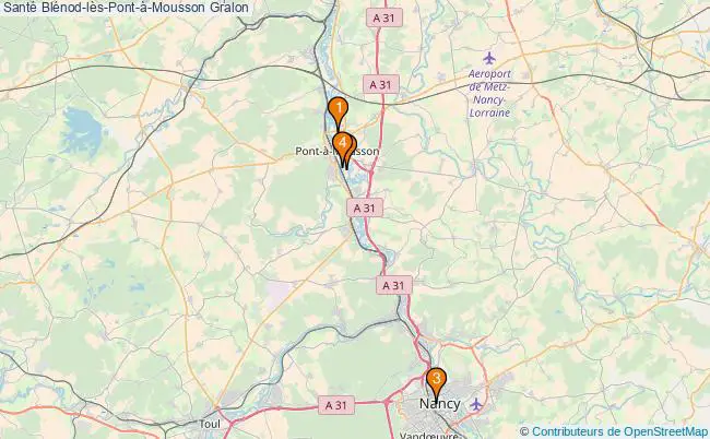 plan Santé Blénod-lès-Pont-à-Mousson Associations Santé Blénod-lès-Pont-à-Mousson : 4 associations