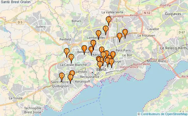 plan Santé Brest Associations Santé Brest : 106 associations