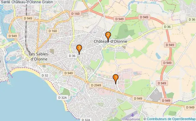 plan Santé Château-d'Olonne Associations Santé Château-d'Olonne : 3 associations
