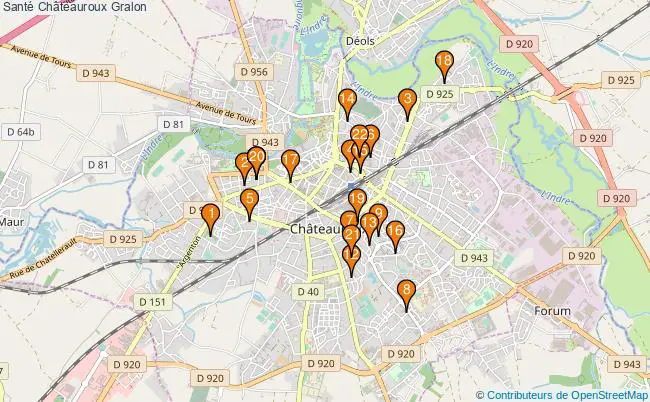 plan Santé Châteauroux Associations Santé Châteauroux : 26 associations