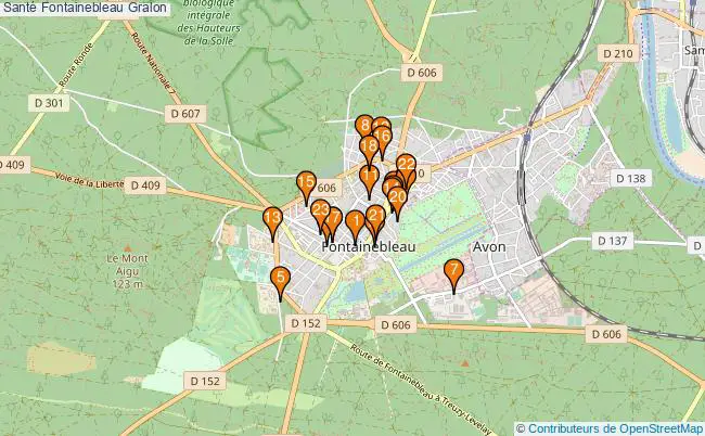 plan Santé Fontainebleau Associations Santé Fontainebleau : 26 associations