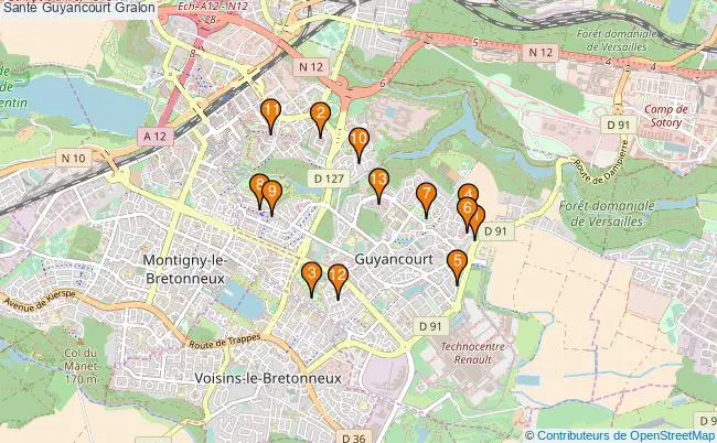 plan Santé Guyancourt Associations Santé Guyancourt : 25 associations