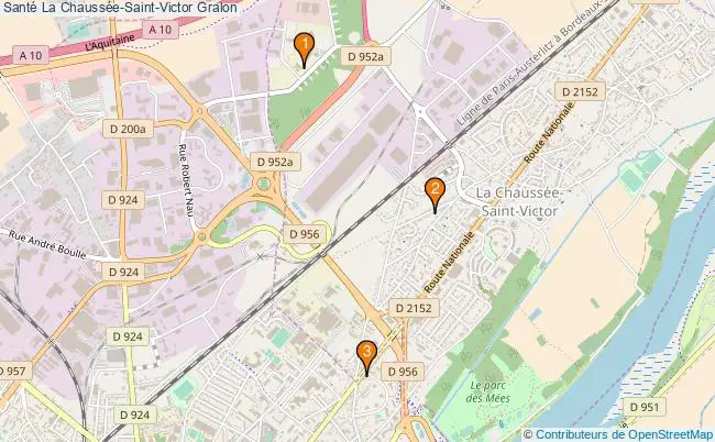 plan Santé La Chaussée-Saint-Victor Associations Santé La Chaussée-Saint-Victor : 3 associations