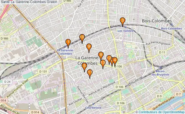 plan Santé La Garenne-Colombes Associations Santé La Garenne-Colombes : 18 associations