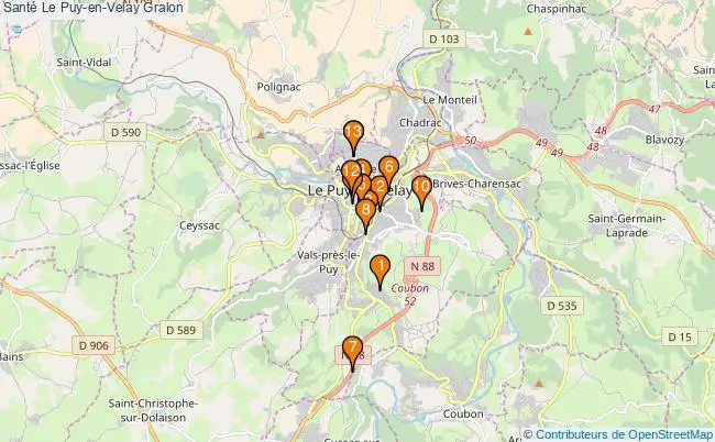 plan Santé Le Puy-en-Velay Associations Santé Le Puy-en-Velay : 13 associations