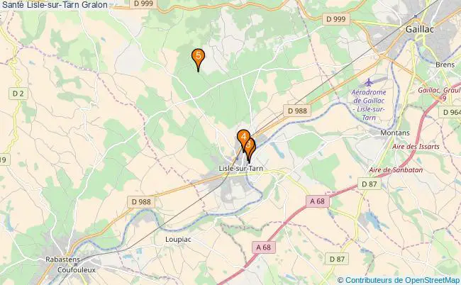 plan Santé Lisle-sur-Tarn Associations Santé Lisle-sur-Tarn : 6 associations