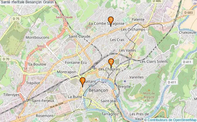 plan Santé mentale Besançon Associations santé mentale Besançon : 3 associations