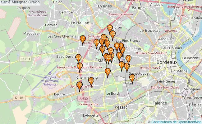 plan Santé Mérignac Associations Santé Mérignac : 46 associations