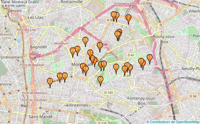 plan Santé Montreuil Associations Santé Montreuil : 179 associations
