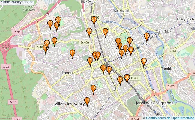 plan Santé Nancy Associations Santé Nancy : 114 associations