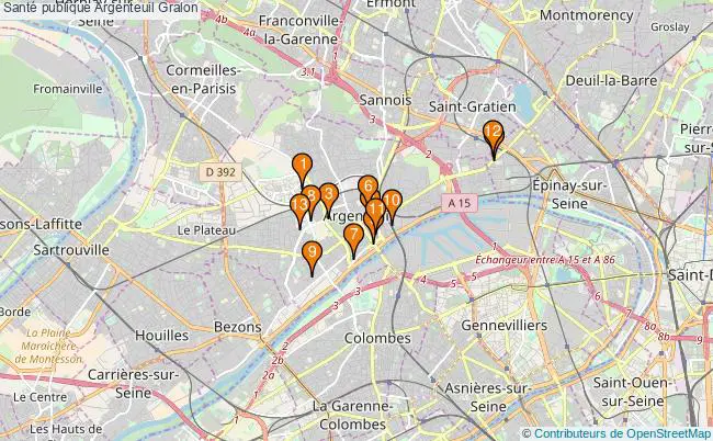 plan Santé publique Argenteuil Associations santé publique Argenteuil : 15 associations