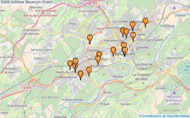 plan Santé publique Besançon Associations santé publique Besançon : 29 associations