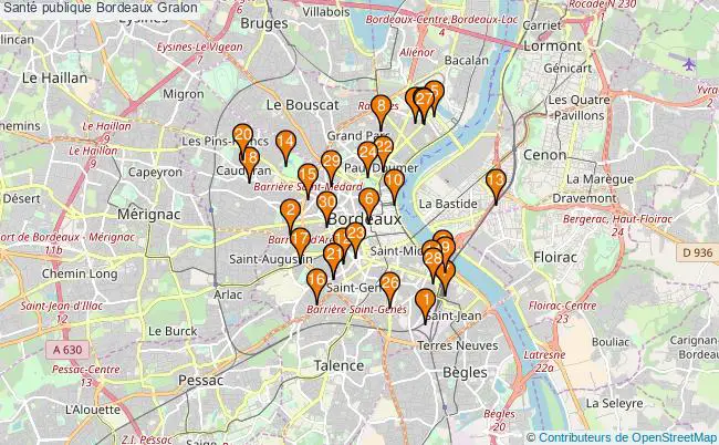 plan Santé publique Bordeaux Associations santé publique Bordeaux : 43 associations