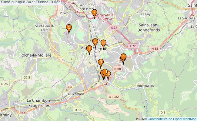 plan Santé publique Saint-Etienne Associations santé publique Saint-Etienne : 14 associations