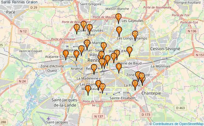 plan Santé Rennes Associations Santé Rennes : 247 associations