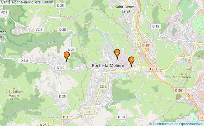 plan Santé Roche-la-Molière Associations Santé Roche-la-Molière : 3 associations