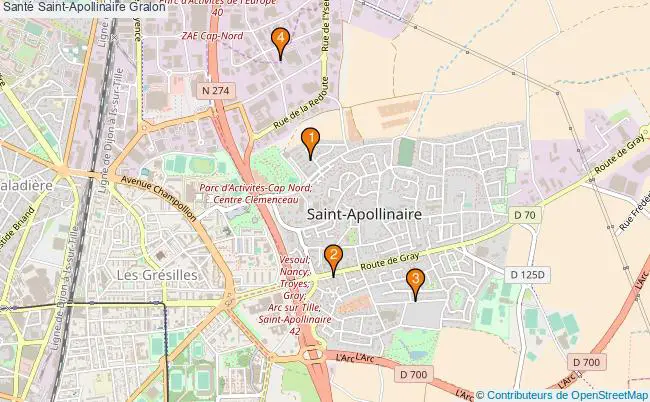 plan Santé Saint-Apollinaire Associations Santé Saint-Apollinaire : 5 associations