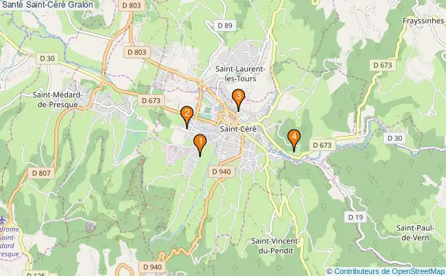 plan Santé Saint-Céré Associations Santé Saint-Céré : 3 associations