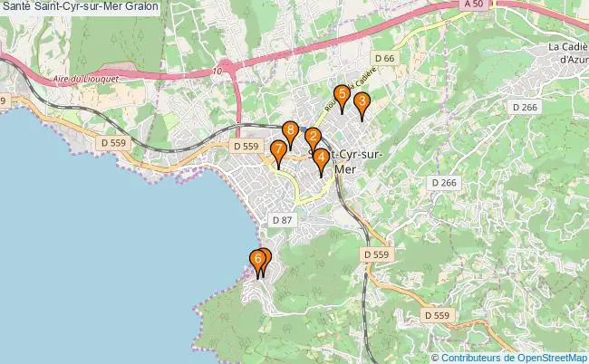 plan Santé Saint-Cyr-sur-Mer Associations Santé Saint-Cyr-sur-Mer : 12 associations