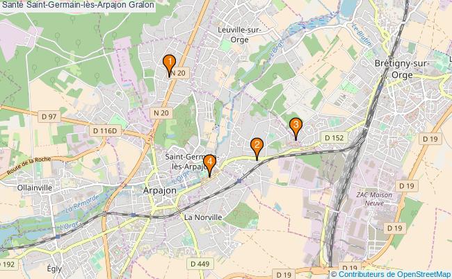 plan Santé Saint-Germain-lès-Arpajon Associations Santé Saint-Germain-lès-Arpajon : 6 associations